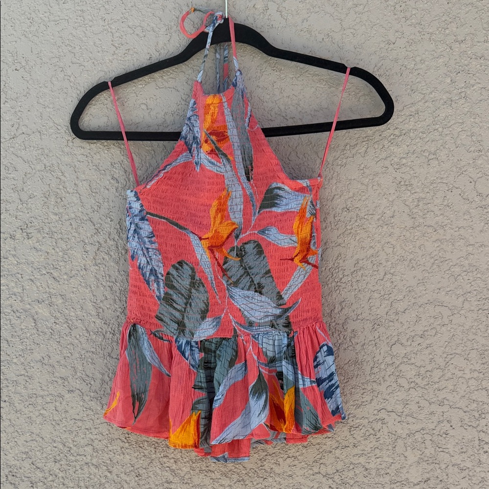 Patrons of Peace Pink and Orange Floral Camisole